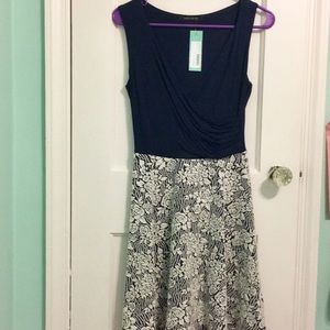 Brand New Sleeveless Lace Knit Dress-Small Petite